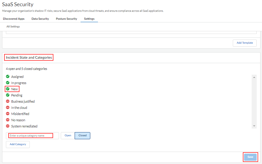 Incident State and Categories