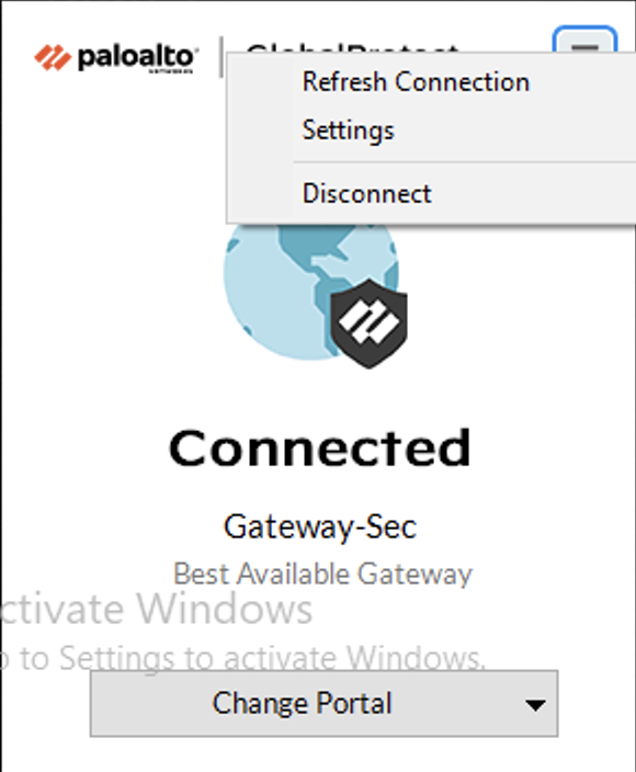 Disconnect option