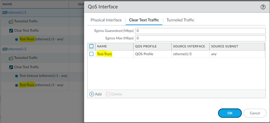 In this example Test-Trust is used on two different interfaces, changing the name of one of the traffic groups will allow the commits to be successful