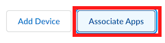 Click on Associate Apps