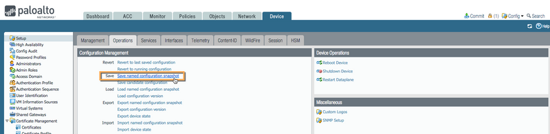 enregistrer le nom de configuration. png