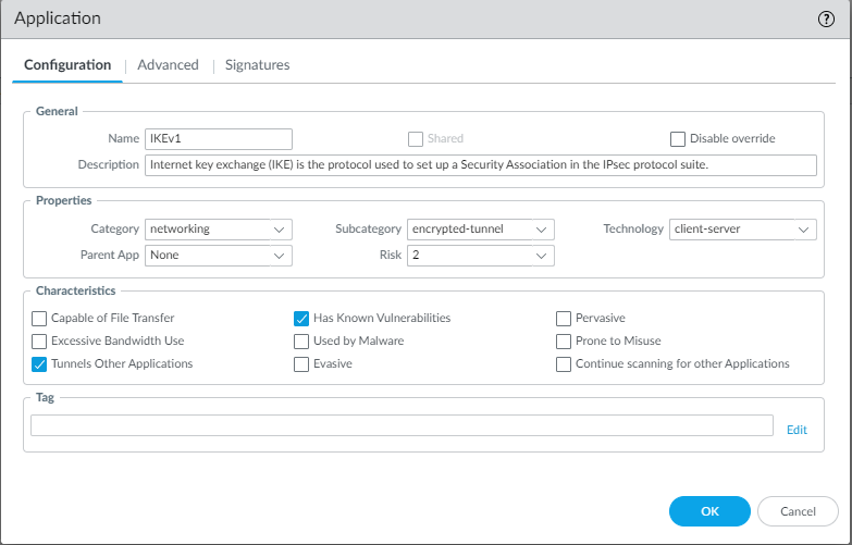 Application - Configuration