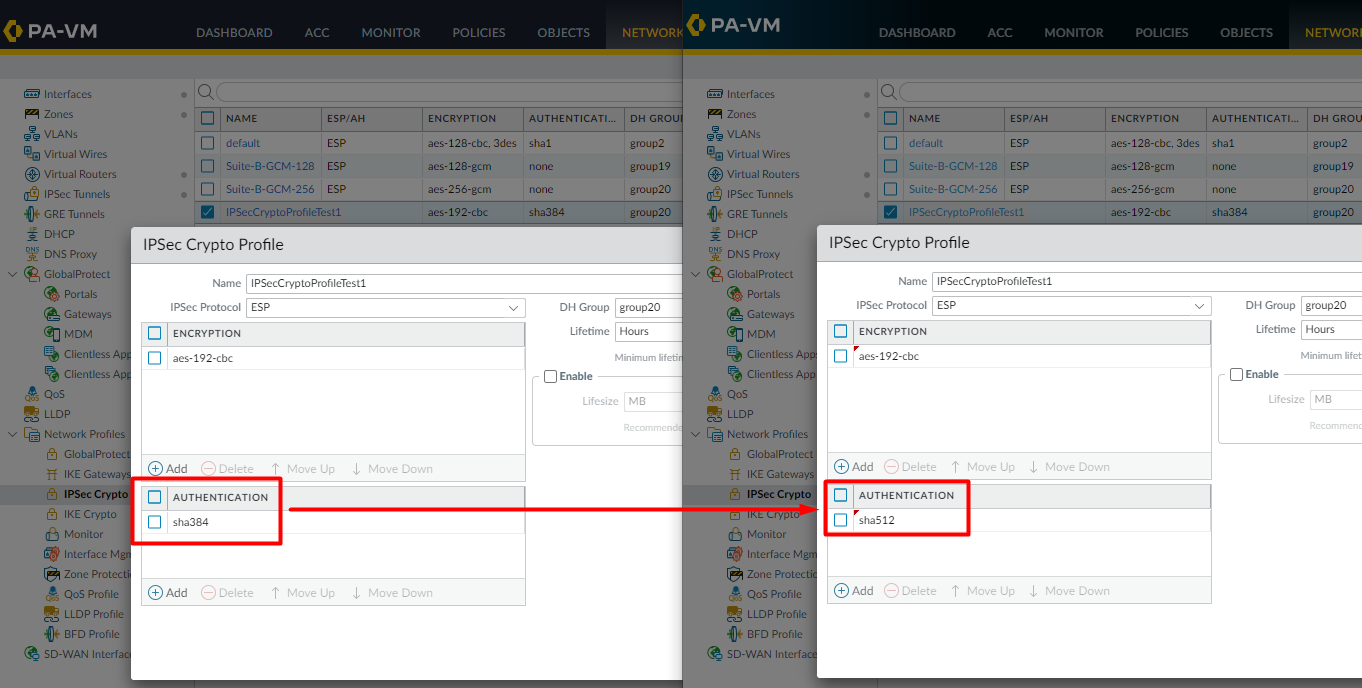 Comparaison de l’incompatibilité Web UI de l’authentification de phase 2