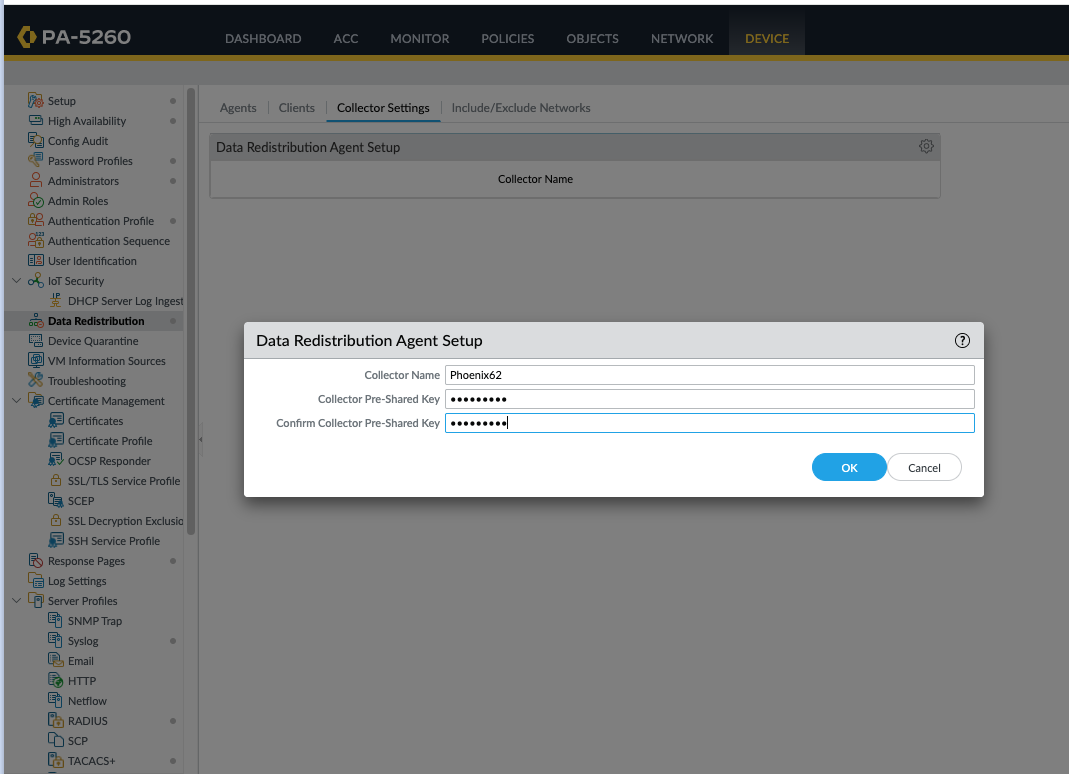 collector configuration