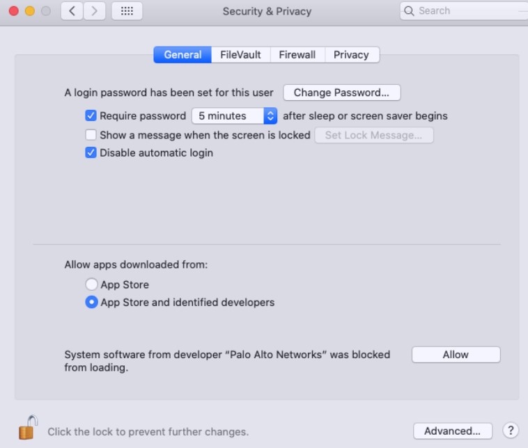 Autoriser l’icône Apps