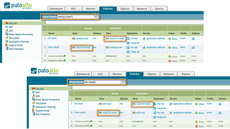 inter vsys seguridad policy