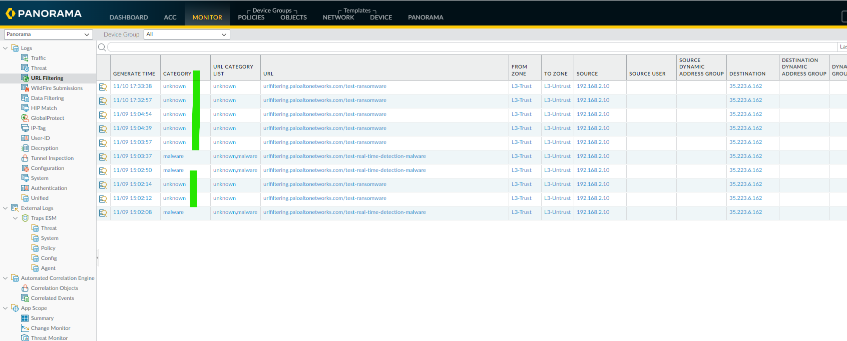 Panorama mostrando la categoría como desconocida.png