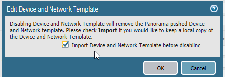 Device and Network Template