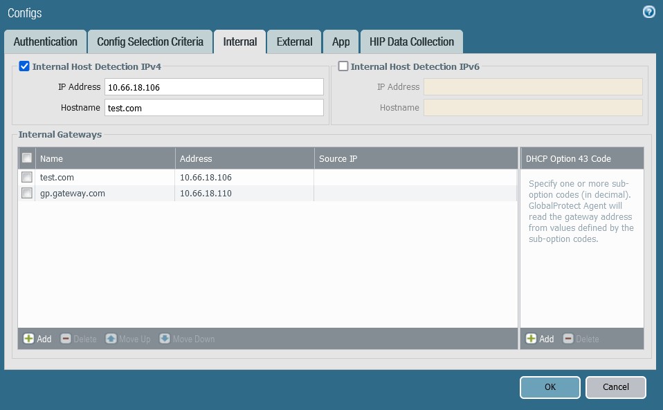 GlobalProtect Einstellungen