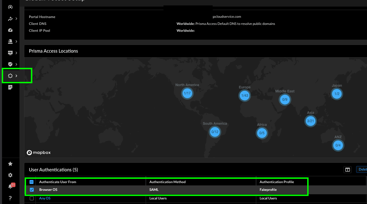 FAKE saml profile for browser OS auth method