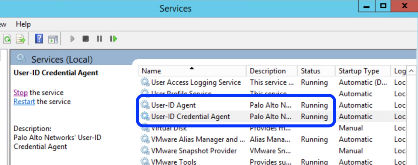 Services are running