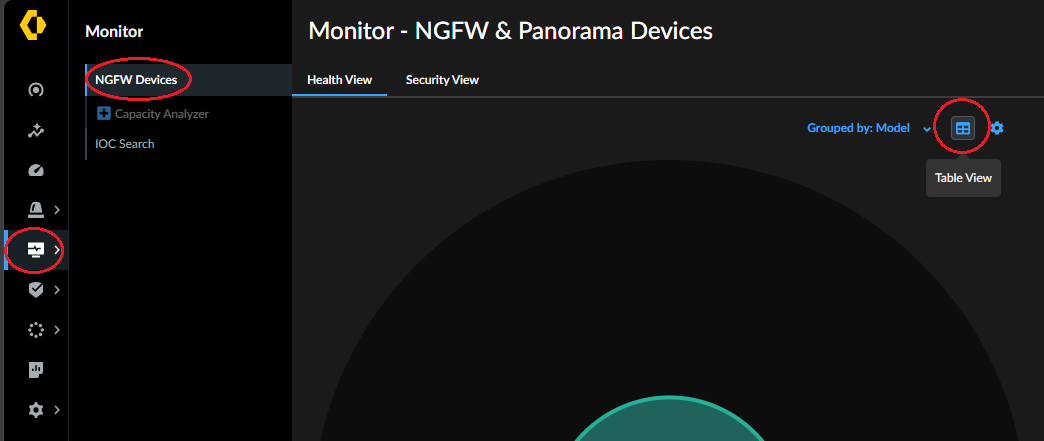 Image showing navigation menu to reach CSV Export option