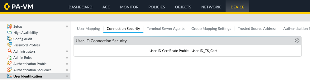 User-ID-Connection-Security