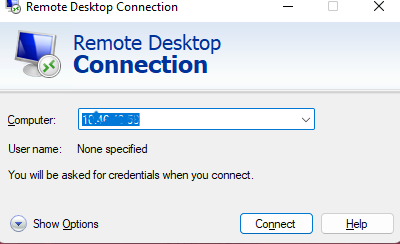 Try taking RDP of device