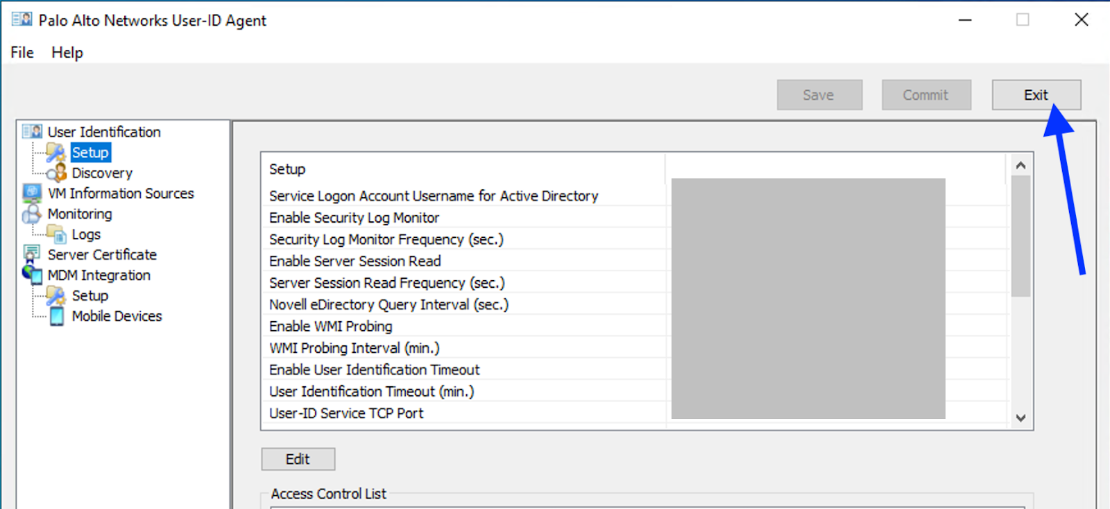 Exit the User-ID Agent application