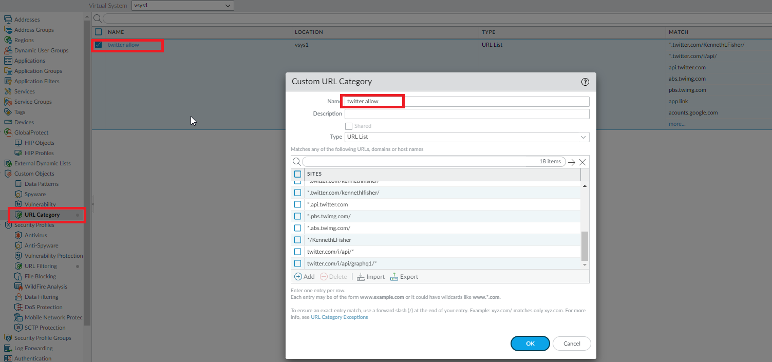 Custom-URL-Category-for-Single-Twitter-account