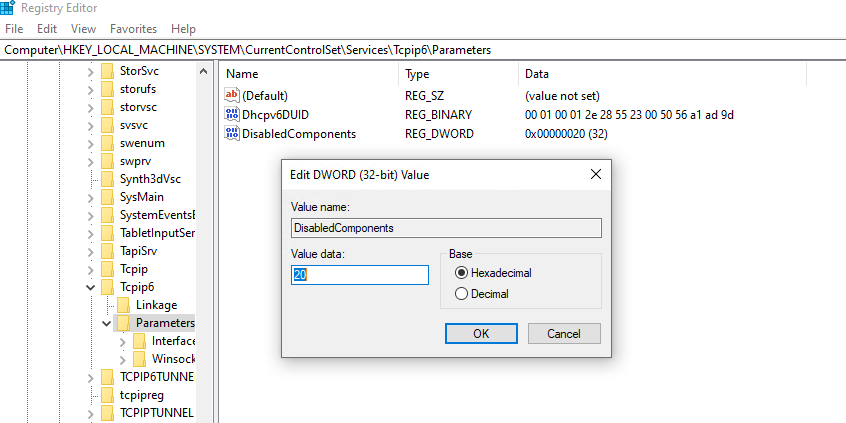 screenshots for registry entry