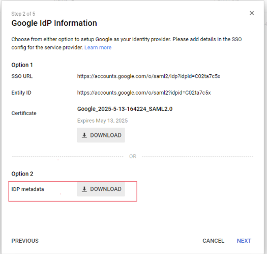 metadata